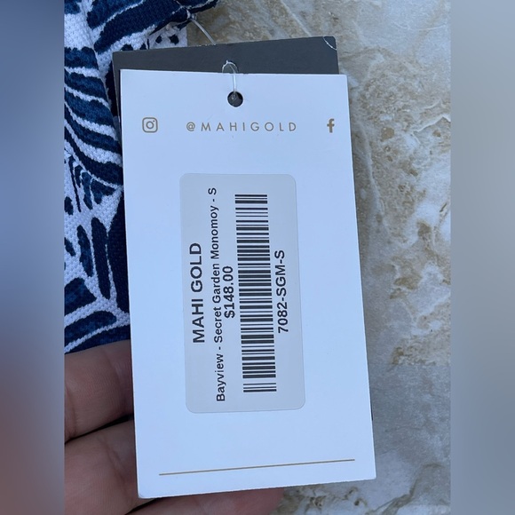 MAHI GOLD Sleeveless Tunic Dress Secret Garden in Monomoy size small - Picture 10 of 12